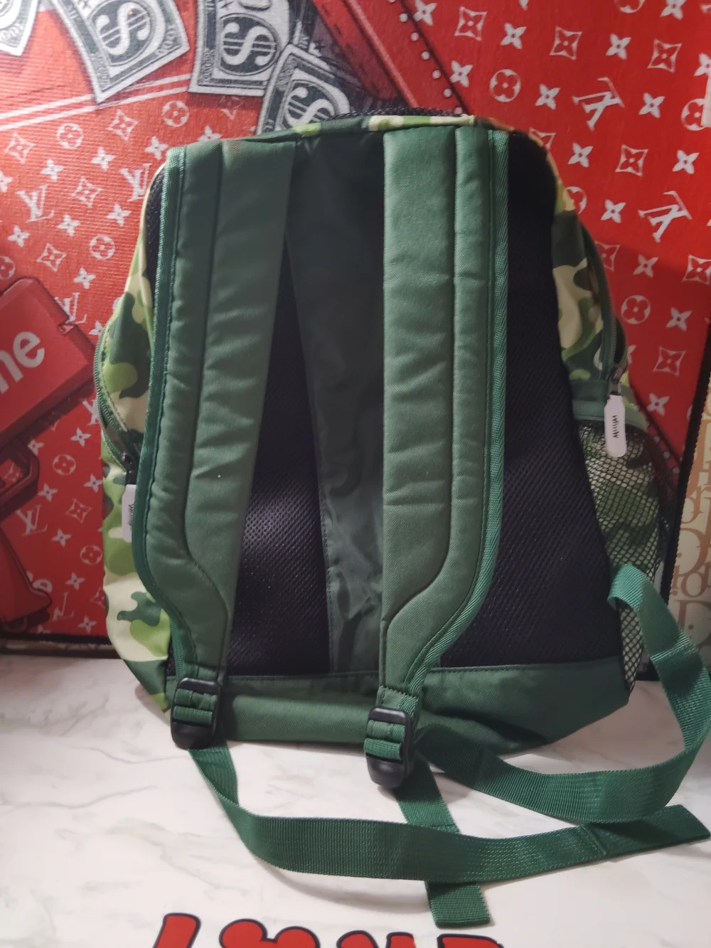 Camouflage Backpack for Kids - Green Camo